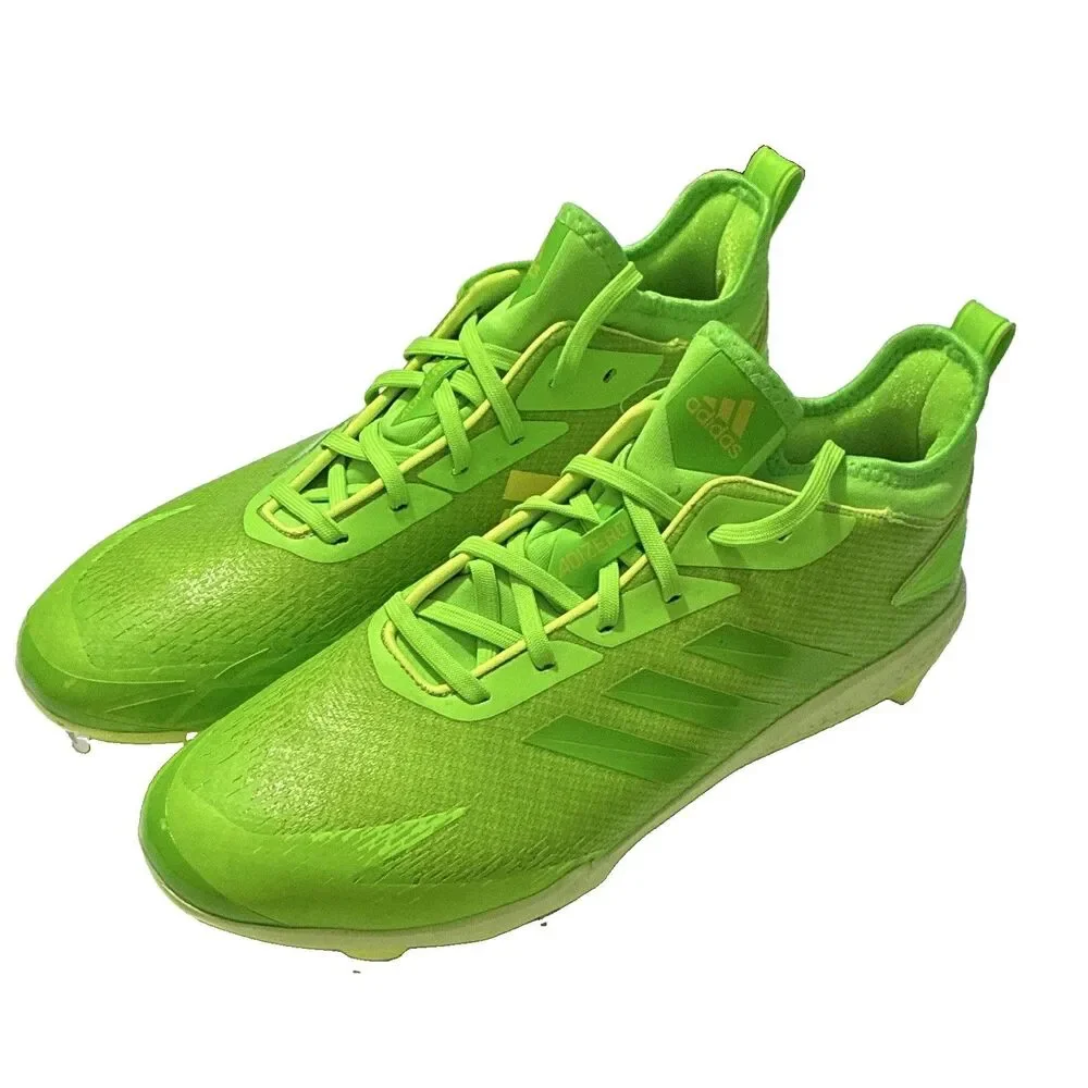 Adidas Adizero Afterburner AQ0093 Baseball Cleats Neon Green Mens 9 NWOB